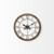 19" Whitewash Brown Round Modern Farm Wall Clock N270-376254