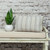 Oatmeal Stripe Weave Lumbar Throw Pillow N270-383134