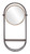 Industrial Gray Mirror Shelf N270-391671