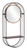 Industrial Gray Mirror Shelf N270-391671