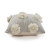 Set of Two Gray and Ivory Floral Cotton Throw Pillow With Fringe N270-554577