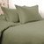 Sage Queen Cotton Blend 1200 Thread Count Washable Duvet Cover Set N270-528191
