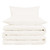 Ivory Queen Cotton Blend 1000 Thread Count Washable Duvet Cover Set N270-528110