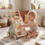Wooden Baby Walker with Wheels and Storage Basket B593-UY10268