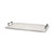 35" White and Natural Wood Indoor Outdoor Tray With Handles N270-376044