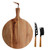 Gibson Elite 3 Piece Acacia Wood Charcuterie Serving Board and Cheese Knife Set in Brown D970-137744.03