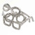Hammered Silver Metal Eyeglasses Sculpture N270-354794