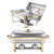 Chafing Dish Buffet Set, 4 Qt 2 Pack, Stainless Steel Chafer with 4 Half Size Pans, Rectangle Cater E415-ZFXBXGBLSTGKPIZUVV0