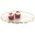 10 Glass Oval Edge Gold Serving Platter N270-375751
