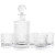 Gibson Home Acropolis 5 Piece Decanter and Double Old Fashioned Glasses Set D970-140799.05