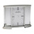 Seth Thomas Silver Glass Carriage Table Clock D970-TSI006060
