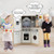 Kids Corner Wooden Kitchen Playset with Cookware Accessories B593-TP10063