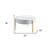 32" Natural Brown And White Round Coffee Table N270-490523