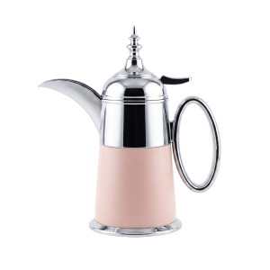 Pink Chrome Hospitality Thermos – Elegant Serving Pot for Modern Dhiyafa