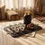Black Luxury Tray Set – 3‑Piece Matte Serving Trays with Clear Acrylic & Gold Handles