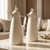 Matte White Crystal‑Top Thermos Set – 2‑Piece Modern Serveware Collection