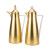 Gold Crystal‑Top Thermos Set – 2‑Piece Matching Body, Dual‑Style Lids