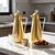 Gold Crystal‑Top Thermos Set – 2‑Piece Matching Body, Dual‑Style Lids
