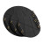 Round Black Luxury Tray Set – 3‑Piece Serving Trays with Black Handles & Gold Accents