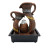 Decorative Tabletop Water Fountain – Dual Pitcher Design with LED Crystal Sphere