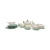 22‑Piece Turquoise & Gold Luxury Porcelain Tea Set – Full Service Collection