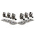 18‑Piece Luxury Tea & Arabic Coffee Set – 6 Coffee Cups, 6 Tea Cups, 6 Plates