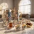 38‑Piece Arabic Coffee & Tea Set – 2 Thermoses, 12 Coffee Cups, 12 Tea Cups & 12 Saucers with Geometric Pattern