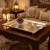 Premium Ornate Silver Rectangular Serving Tray with Filigree Handles and Arabesque Etching