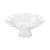 Clear Glass Serving Dish – Wavy Rim with Textured Circular Pattern Small