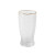 6 Honeycomb‑Textured Glass with Gold Rim – Premium Clear Drinkware