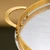 The Sovereign Oval Dual-Tone Gold & Brushed Silver Tray