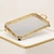 The Sovereign Dual-Tone Gold & Brushed Silver Serving Tray
