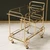 The Sovereign Gold & Glass 3-Tier Serving Cart