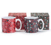 Black Or Red Mug With Hearts