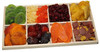 8 Section Wooden Tray With Dried Fruit