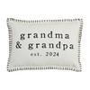 Grandma & Grandpa Est 2024- Pillow