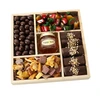5 Section Rosh Hashana Wooden Platter- 8"