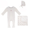 Bubani Bud Velour Layette Set- Girl