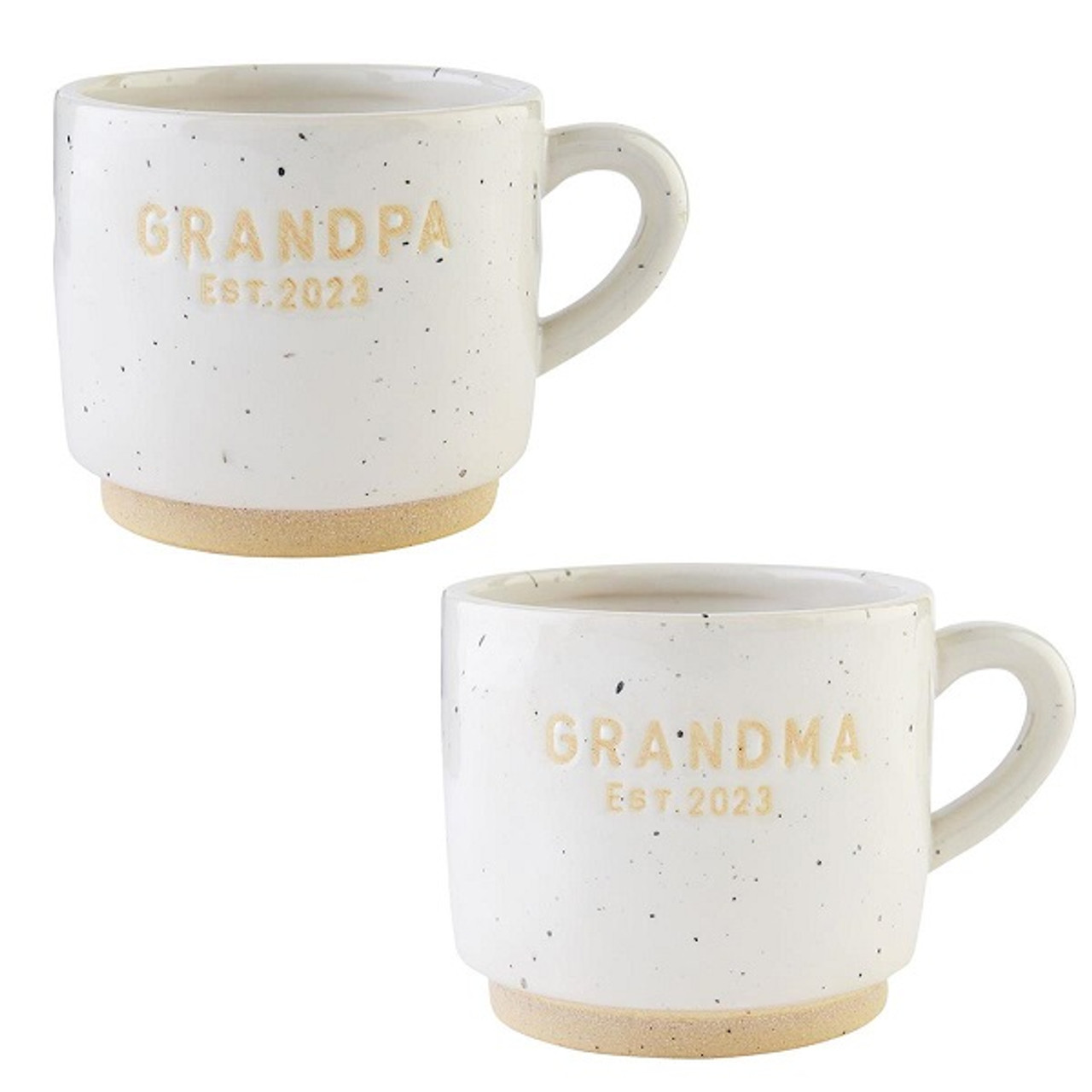 Grandparents mug set, Grandma and Grandpa 2022 or 2023 – Stork Wares