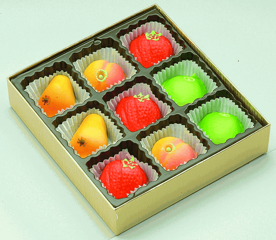 Marzipan Fruit -9 pc