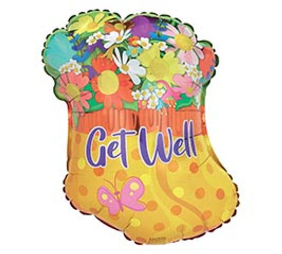 Helium Get Well Balloon - 18"