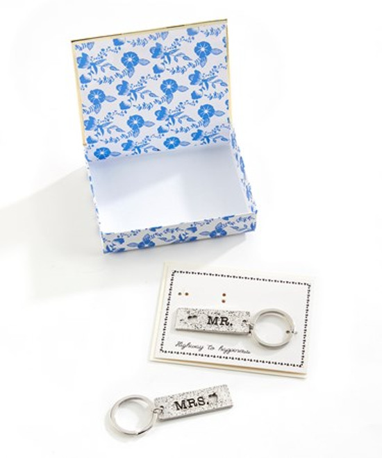 Mr & Mrs Keychain Set