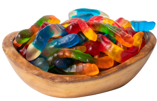 Rainbow Gummy Worms