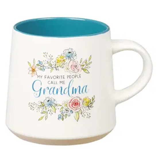 Mug- My Favorite People Call Me Grandma- Floral