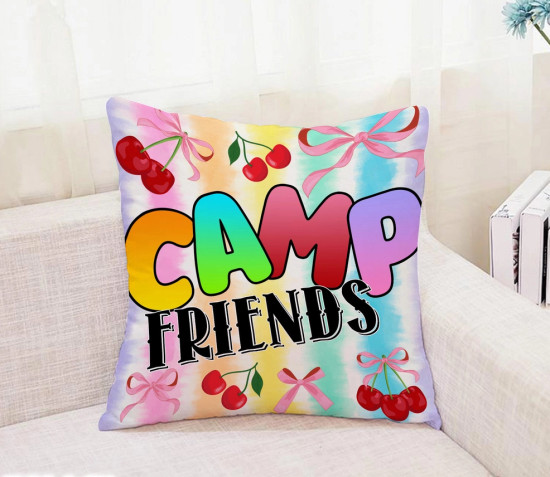 Camp Friends Cherries Autograph Pillow