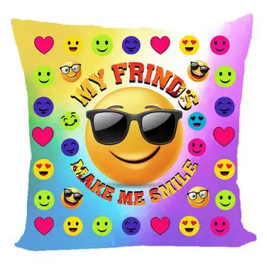 Friends Make Me Smile Autograph Pillow