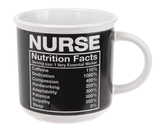 Nurse Mug- Black Or White