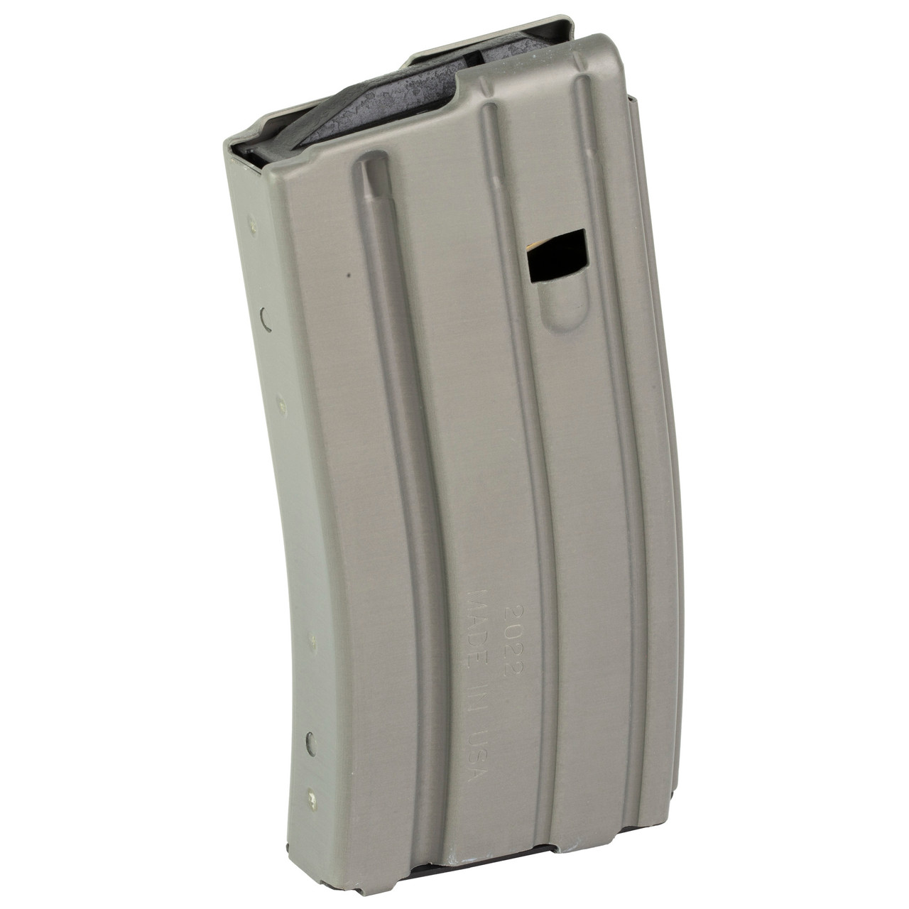 20RD 5.56 ALUMINUM MAGAZINE GRAY/BLACK