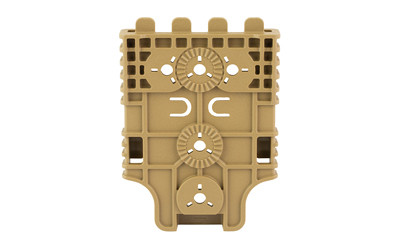 MODEL 6004-22 QUICK LOCKING SYSTEM - RECEIVER PLATE (QLS 22), SINGLE KIT ONLY, FLAT DARK EARTH BROWN
