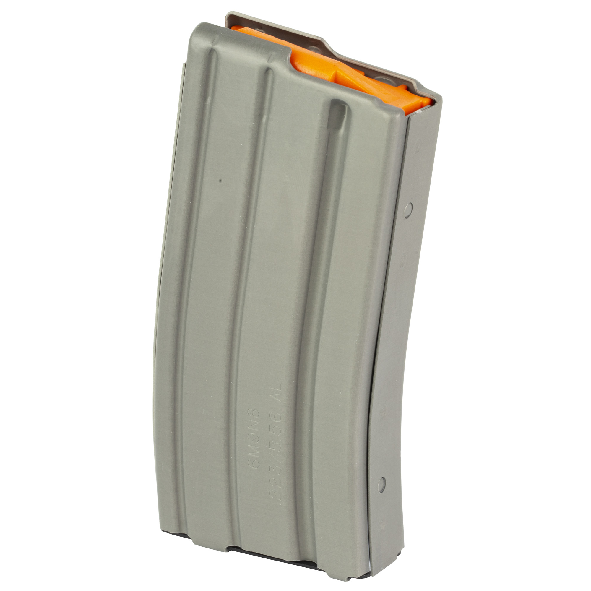 20RD 5.56 ALUMINUM MAGAZINE GRAY/ORANGE - view 1